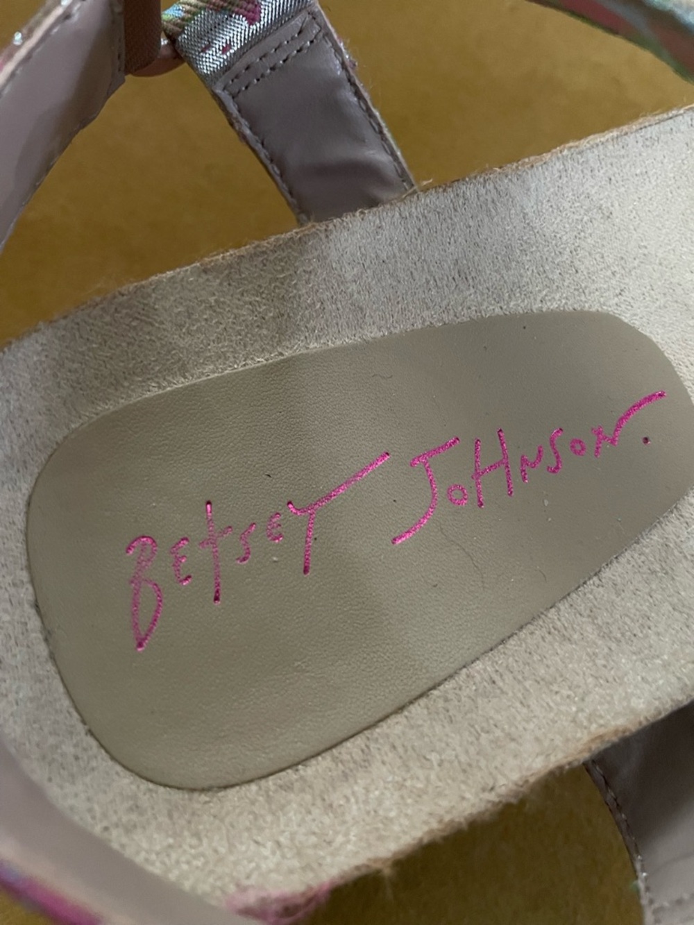 Betsey Johnson Womens Tovaa Floral Flatform Sandals US 10 - Picture 9 of 12